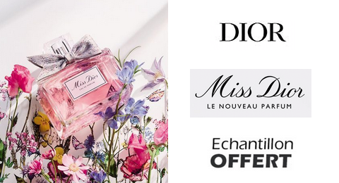 Dior : Échantillon gratuit Eau Parfum Miss Dior 