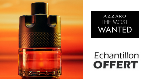 Echantillon Gratuit Nouveau parfum Azzaro The Most Wanted