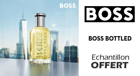 Échantillon Gratuit Parfum Boss Bottled de Hugo Boss