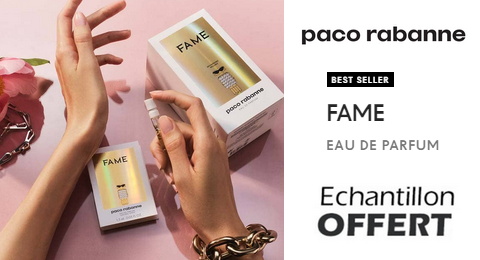 Échantillon Gratuit Parfum Fame de Paco Rabanne
