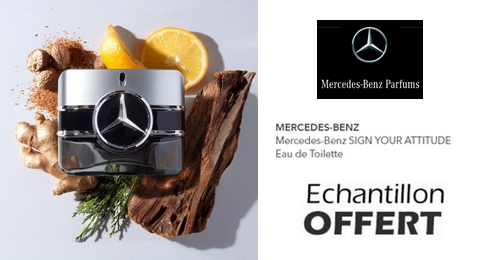 Échantillon Gratuit Eau de Parfum SIGN YOUR ATTITUDE de Mercedes-Benz