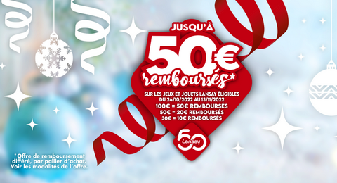 Offre de Remboursement Lansay Noël 2022 : Jusqu’à 50€ Remboursés sur les Jeux et Jouets Lansay