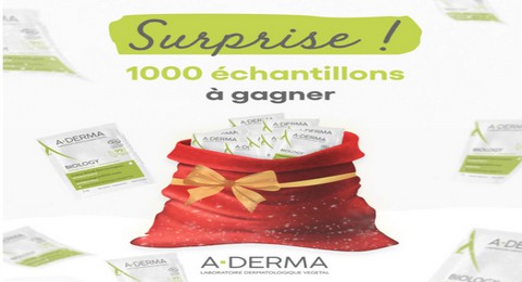 1000 Échantillons Gratuits Crème BIOLOGY Riche A-DERMA