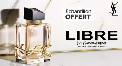 Yves Saint Laurent Échantillon Gratuit : Eau de Parfum Libre Yves Saint Laurent