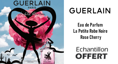 Échantillon Gratuit Parfum La Petite Robe Noire Rose Cherry de GUERLAIN Paris