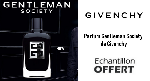 Échantillon Gratuit Parfum pour Homme Gentleman Society de Givenchy
