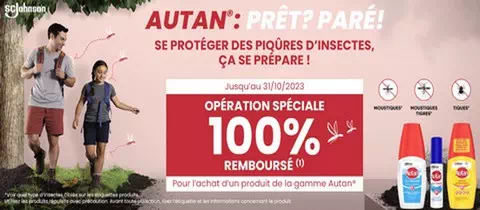 Autan offre de remboursement votre produit Autan 100% Remboursé
