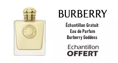 Échantillon Gratuit Eau de Parfum Burberry Goddess de Burberry
