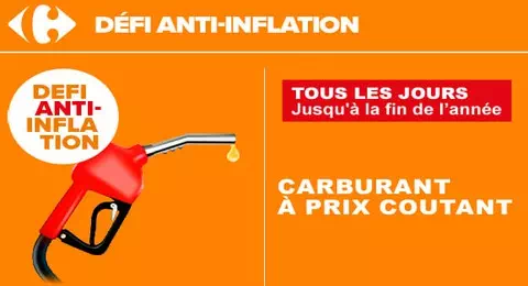 Carrefour Carburants à Prix Coûtant du 29 Septembre au 31 Décembre 2023