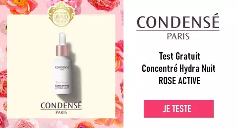 Les Victoires de la Beauté Test gratuit : Concentré Hydra Nuit ROSE ACTIVE – CONDENSE PARIS