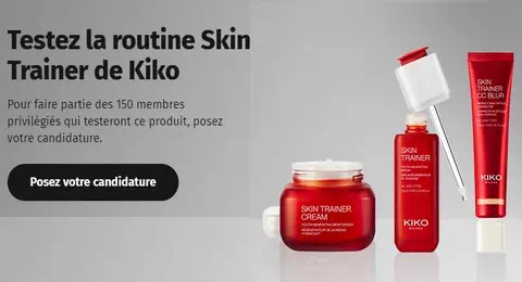 Beauté Test : Testez la routine Skin Trainer de Kiko