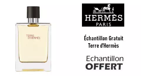 Échantillon Gratuit Parfum Terre d’Hermès