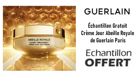 Échantillon Gratuit Crème Jour Abeille Royale de Guerlain Paris