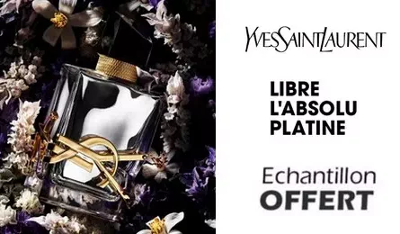 Échantillon Gratuit Eau de Parfum Libre L’absolu Platine de Yves Saint Laurent