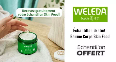 Échantillon Gratuit Baume Corps Skin Food Weleda