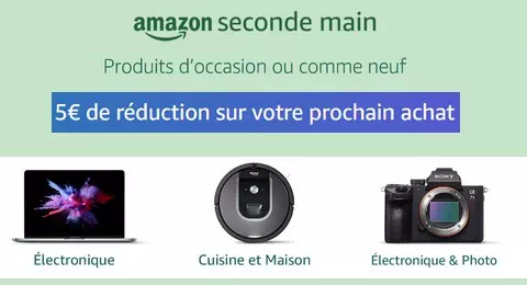 Amazon : 5€ de Réduction dès 15€ sur les Articles de Seconde Main