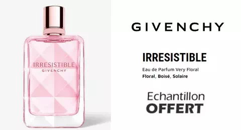 Givenchy : Échantillon Gratuit Parfum Irrésistible Very Floral de Givenchy