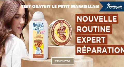 Le Petit Marseillais Test Gratuit : Routine Capillaire Expert Réparation Le Petit Marseillais