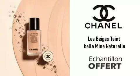 Échantillon Gratuit Les Beiges Teint belle Mine Naturelle de Chanel