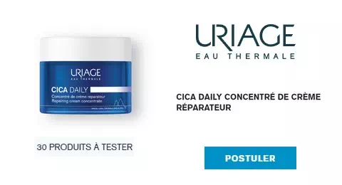 Test Gratuit Uriage : 30 Concentré de Crèmes réparatrices CICA DAILY Uriage à Tester