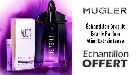 Échantillon Gratuit Eau de Parfum Alien Extraintense de MUGLER