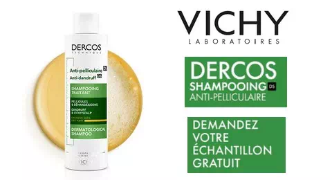 Échantillon Gratuit Shampoing anti-pelliculaire Dercos DS de Vichy Laboratoires