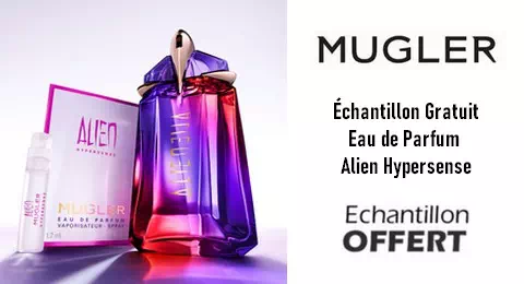 Échantillon Gratuit Eau de Parfum Alien Hypersense de MUGLER