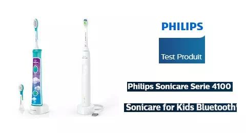 Philips Test Gratuit : Brosses à dents électrique Sonicare for Kids Bluetooth et 4100 Series de Philips