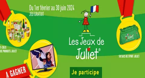 Concours Les Jeux de Juliet des Sacs de Sport 1 TV et 1 Colis de Produits Juliet à Gagner .