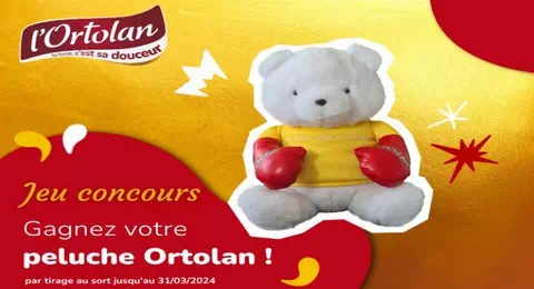 Concours Fromagerie Milleret – L’Ortolan 25 Peluches Ortolan à Gagner