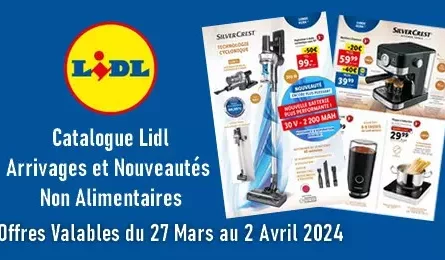 Lidl catalogue valable du 27 mars au 2 Avril 2024