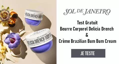 Sampleo Test Gratuit : Beurre corporel Delicia Drench et la Crème Raffermissante Brazilian Bum Bum Cream de Sol de Janeiro