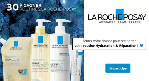 Concours La Roche-Posay 30 Routines Hydratation & Réparation La Roche-Posay à Gagner