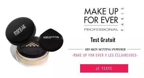Les Eclaireuses Test gratuit : Poudre HD Skin Setting de Make Up Forever