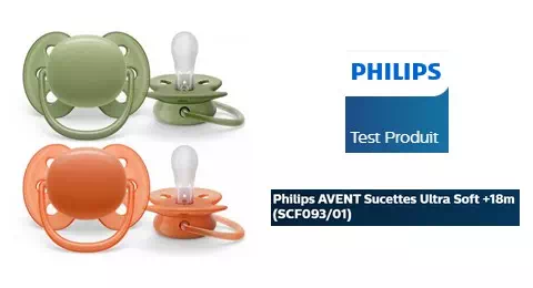 Philips Test Gratuit : Sucettes Ultra Soft +18m Philips AVENT
