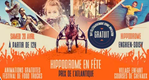 Bon Plan Gratuit : Invitations Gratuites Fête de l’Hippodrome Enghien-Soisy