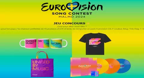 Jeu Concours Eurovision Song Contest Malmö 2024 des Packs Eurovision à Gagner