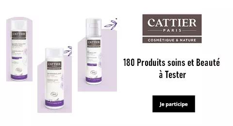 Cattier Tests de Produits Gratuits : 180 Produits Soins et Beauté à Tester
