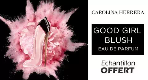 Échantillon Gratuit Nouvelle Eau de Parfum Good Girl Blush de Carolina Herrera