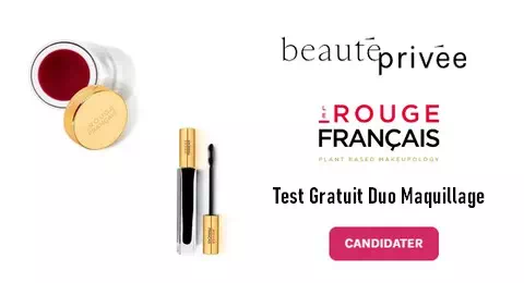 Beauté Privée Test Gratuit : Duo Maquillage – Le rouge Français