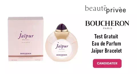 Beauté Privée Test Gratuit :  Eau de Parfum Jaïpur Bracelet – Boucheron