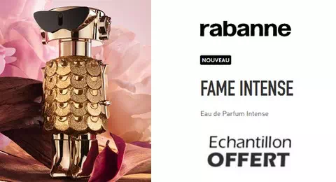 échantillon gratuit Paco Rabanne eau de parfum Fame Intense