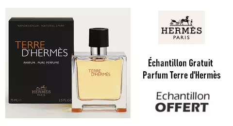 Échantillon Gratuit Parfum Terre d’Hermès -Hermès Paris