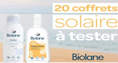 Test de Produit ConsoBaby : Coffret solaire Biolane