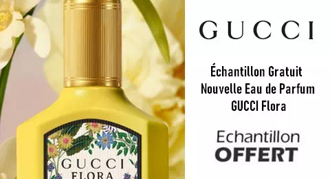 Échantillon Gratuit Nouvelle Eau de Parfum Gucci Flora