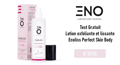 Laboratoire CODEXIAL Test Gratuit : Lotion Exfoliante et Lissante  Enoliss Perfect Skin Body