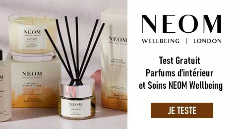 Sampleo Test Gratuit : Parfums d’intérieur et Soins NEOM Wellbeing