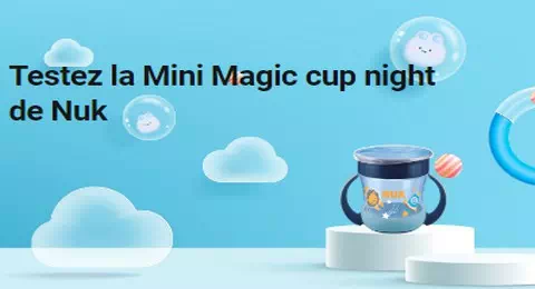 Tests de Mamans : Testez la Mini Magic cup night de Nuk