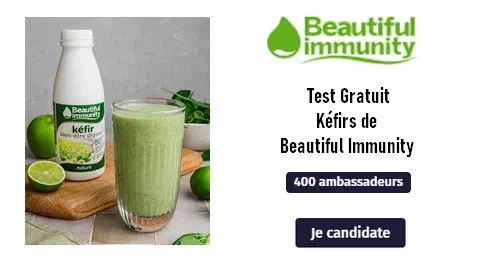 Sampleo Test Gratuit : Kéfirs de Beautiful Immunity