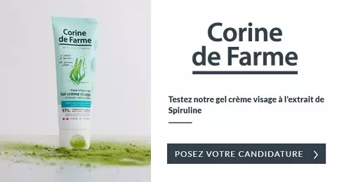 Corine de Farme Test Gratuit : Crème Visage à l’extrait de Spiruline